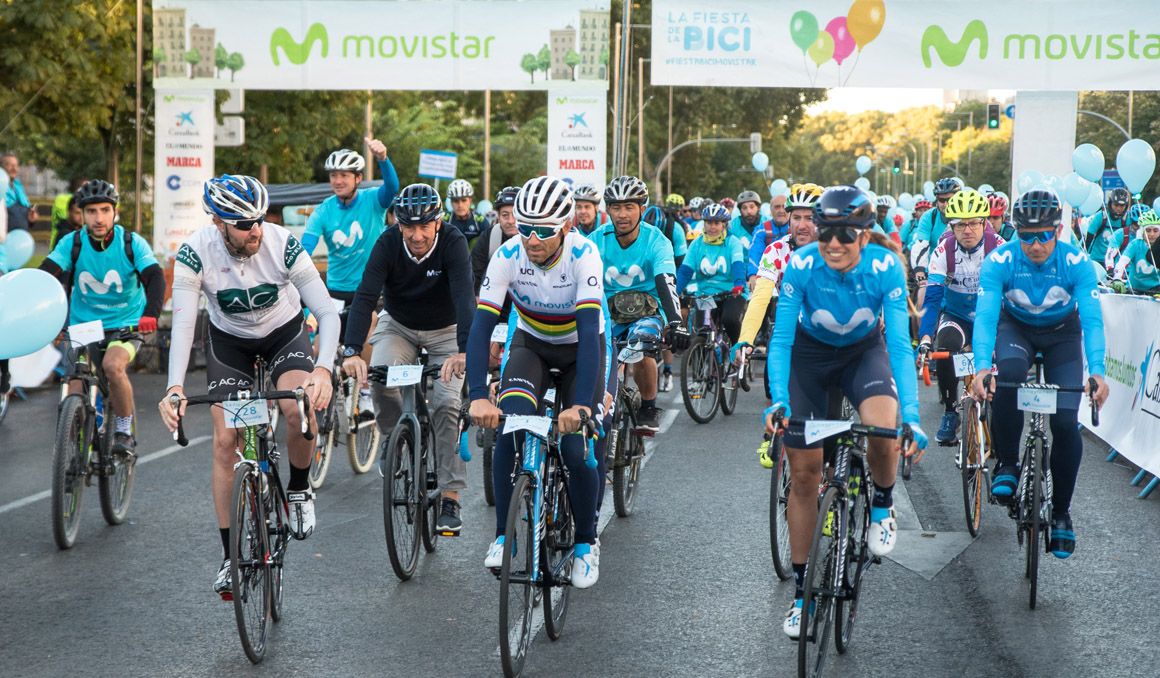 Pedro Delgado y Pablo Lastras darán la salida a la fiesta de la Bici Movistar