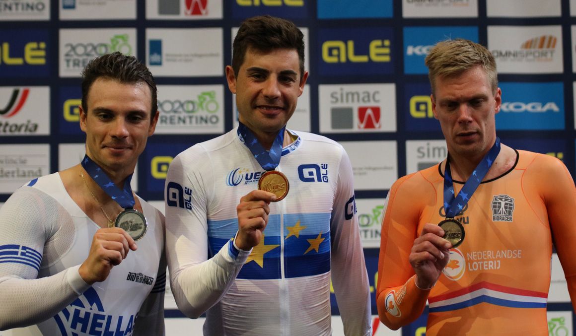 Sebastián Mora, oro europeo en scratch