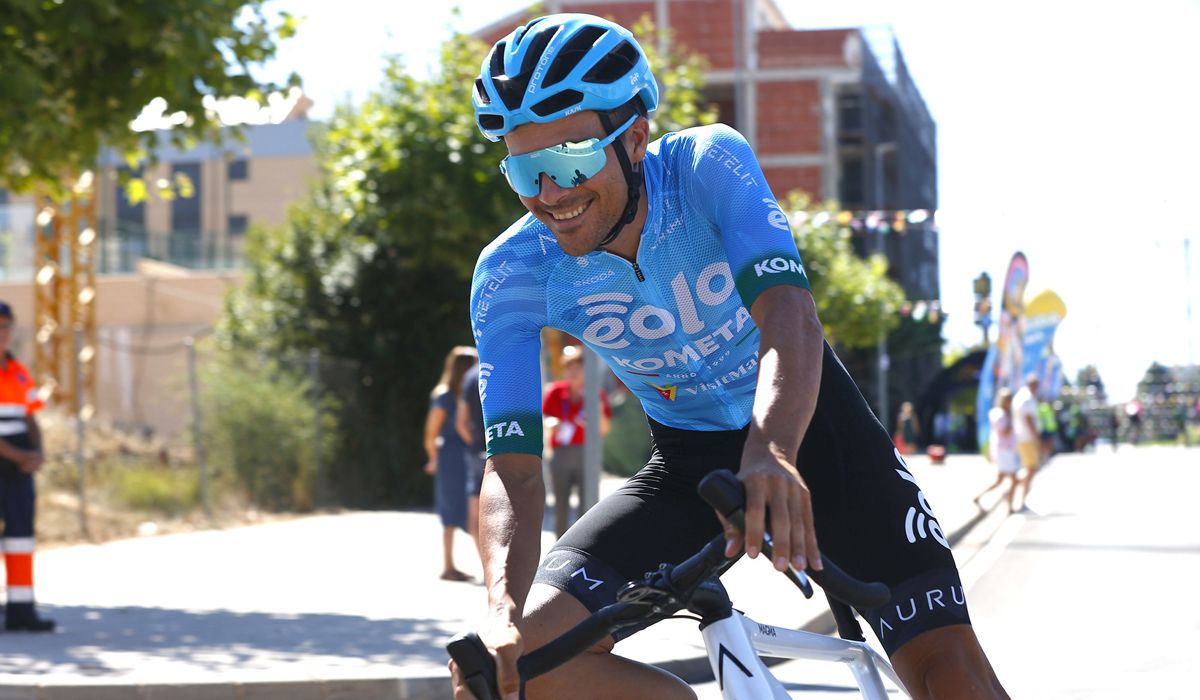 Diego Pablo Sevilla en una imagen de la pasada Vuelta a Burgos. Foto: Luis Ángel Gómez (Sprint Cycling Agency). 