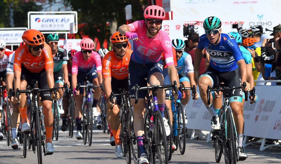 Tour de Guangxi: McLay gana la 2ª etapa; Ackermann, nuevo líder