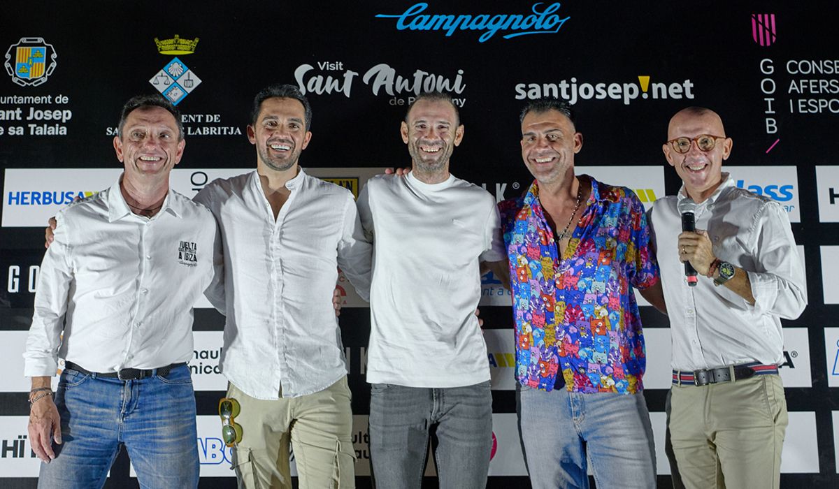 Alberto Contador, Alejandro Valverde y Oscar Pereiro, tres históricos del ciclismo espñaol que tomarán parte en la XX Vuelta Cicloturista a Ibiza Campagnolo