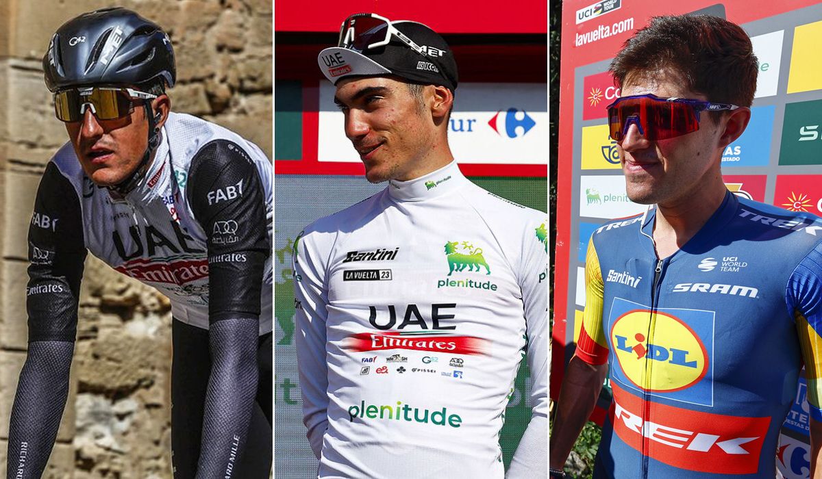 Marc Soler, Juan Ayuso y Juanpe López