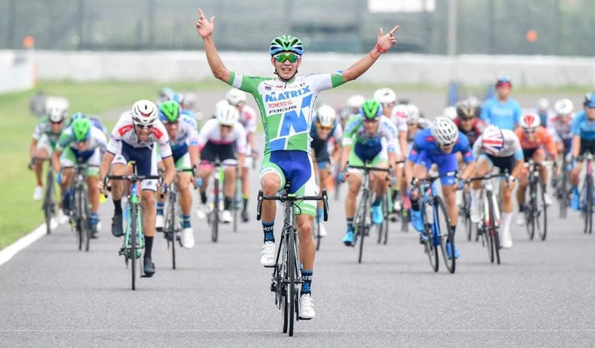 Orlusi Aular celebra una de sus doce victorias de 2019. Foto: Itaru Mitsui