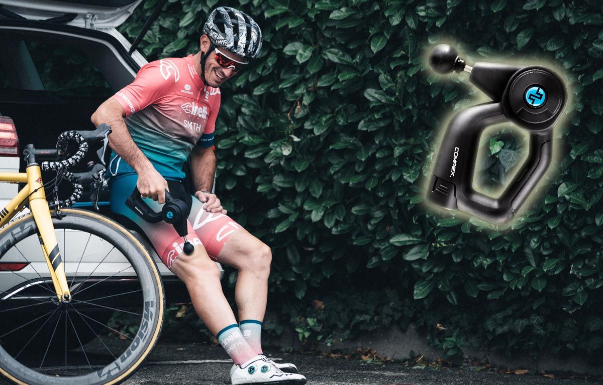 Masajeador Compex FIXX1.0, para mejorar el entrenamiento