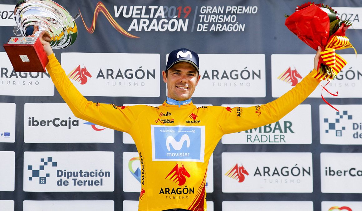 Edu Prades, ganador de la Vuelta a Aragón de este año. 