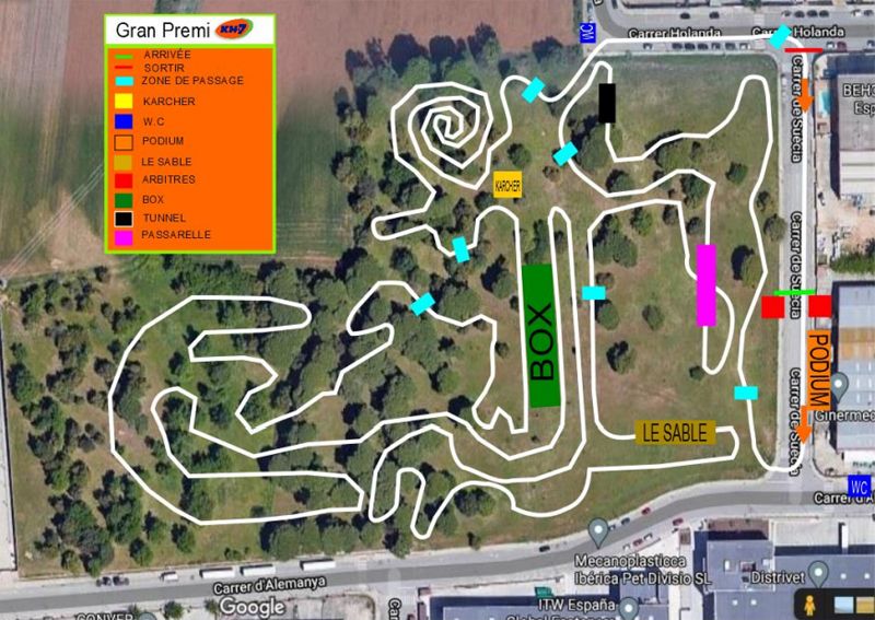 circuito ciclocross Les Franqueses