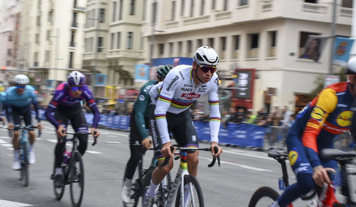 Mathieu van der Poel (Alpecin Deceuninck) fue la principal estrella del Madrid Criterium