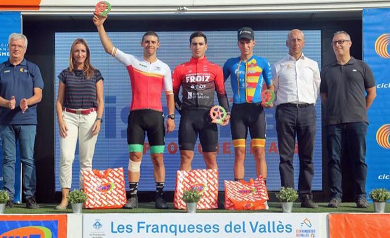 Podio masculino Les Franqueses Podio masculino Les Franqueses