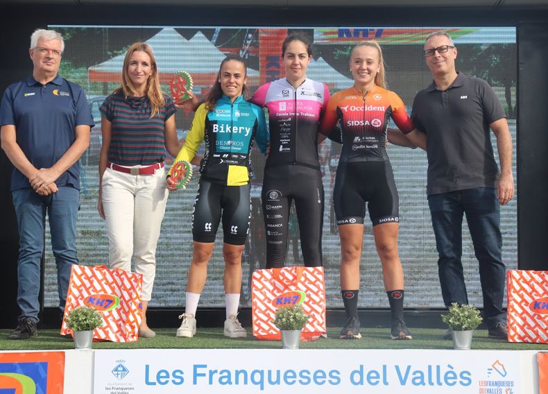 Podio femenino Les Franqueses Podio femenino Les Franqueses