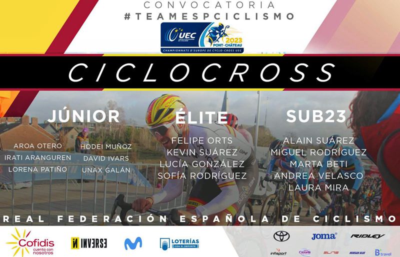 Convocatoria Campeonato de Europa ciclocross Convocatoria Campeonato de Europa ciclocross