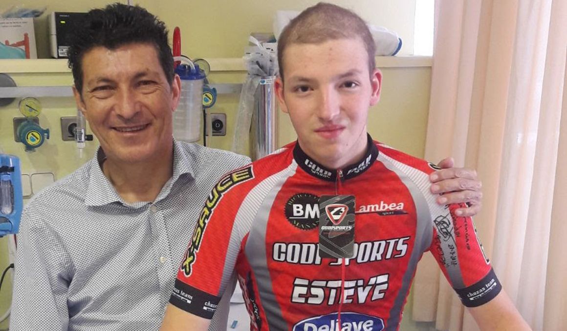 Juanfran, el ciclista que lucha contra la Leucemia