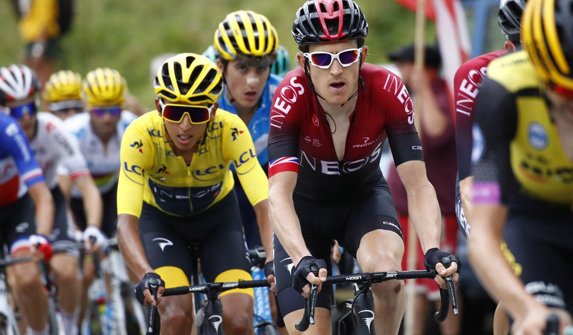 Egan Bernal y Geraint Thomas volverán a liderarar al Team Ineos en el Tour de Francia, tal como ocurriera en 2019. 