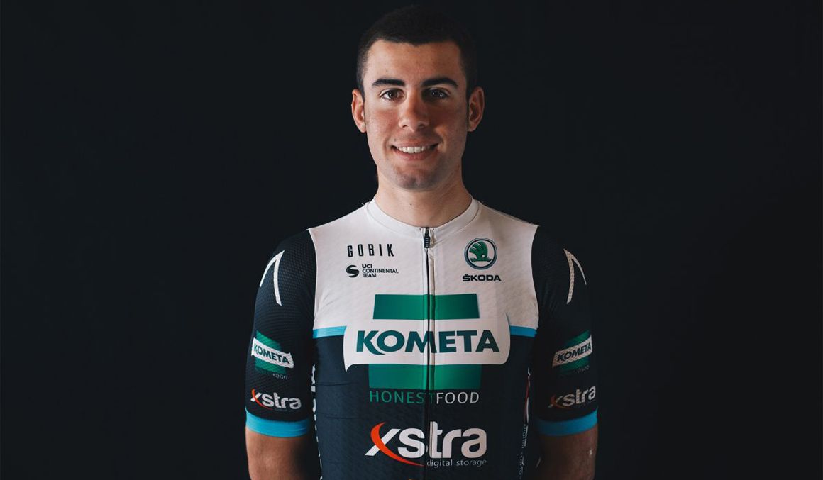 Antonio Puppio (20 años) afronta su segunda temporada en el Kometa Xstra Cycling Team