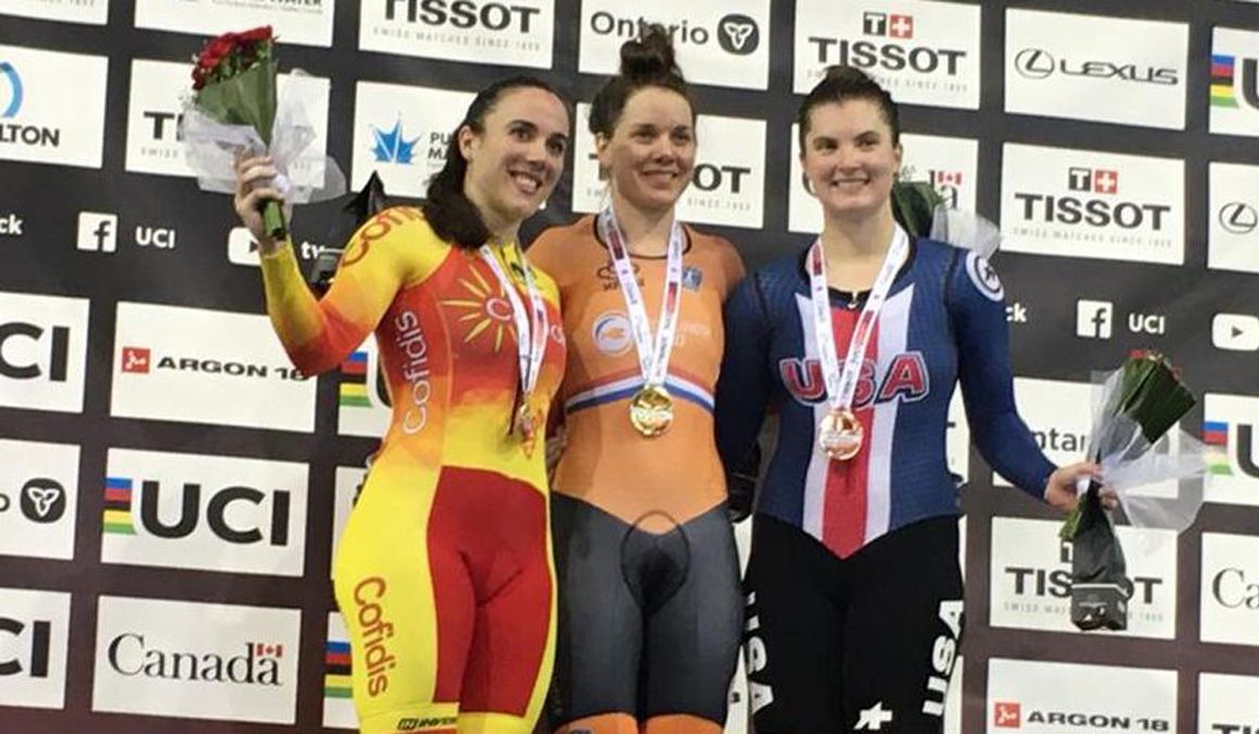 Helena Casas, plata en el Keirin de la Copa del Mundo de Milton