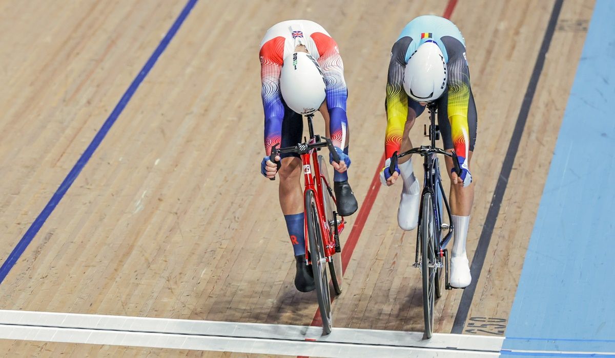 La cuarta ronda de la UCI Track Champions League dejó imágenes como esta