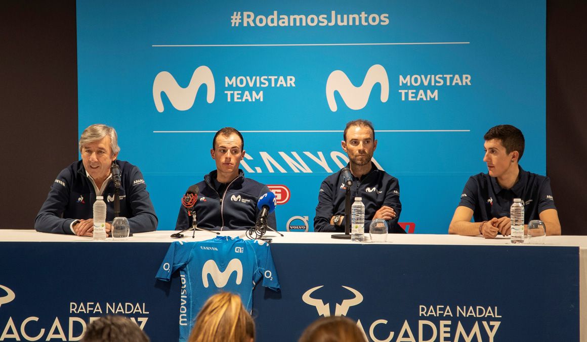 Los líderes del Movistar desvelan su calendario 2020 