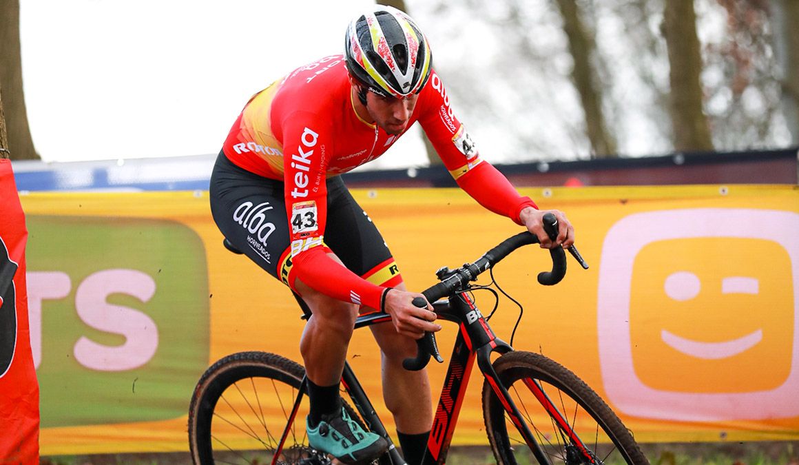 Felipe Orts, la principal baza del equipo español élite masculino. Foto: Teika UCI Team. 