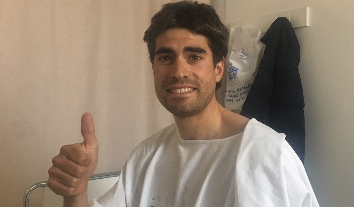 Mikel Landa, atropellado mientras entrenaba por un coche que se dio a la fuga