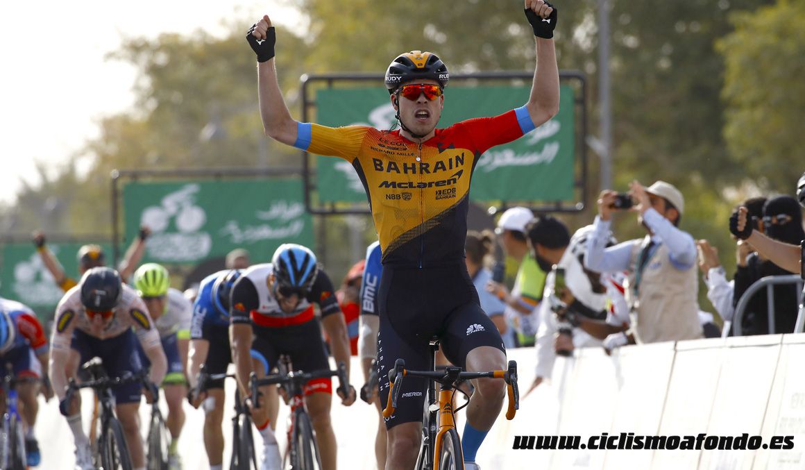Etapa y liderato para Phil Bauhaus en el Tour de Arabia Saudí