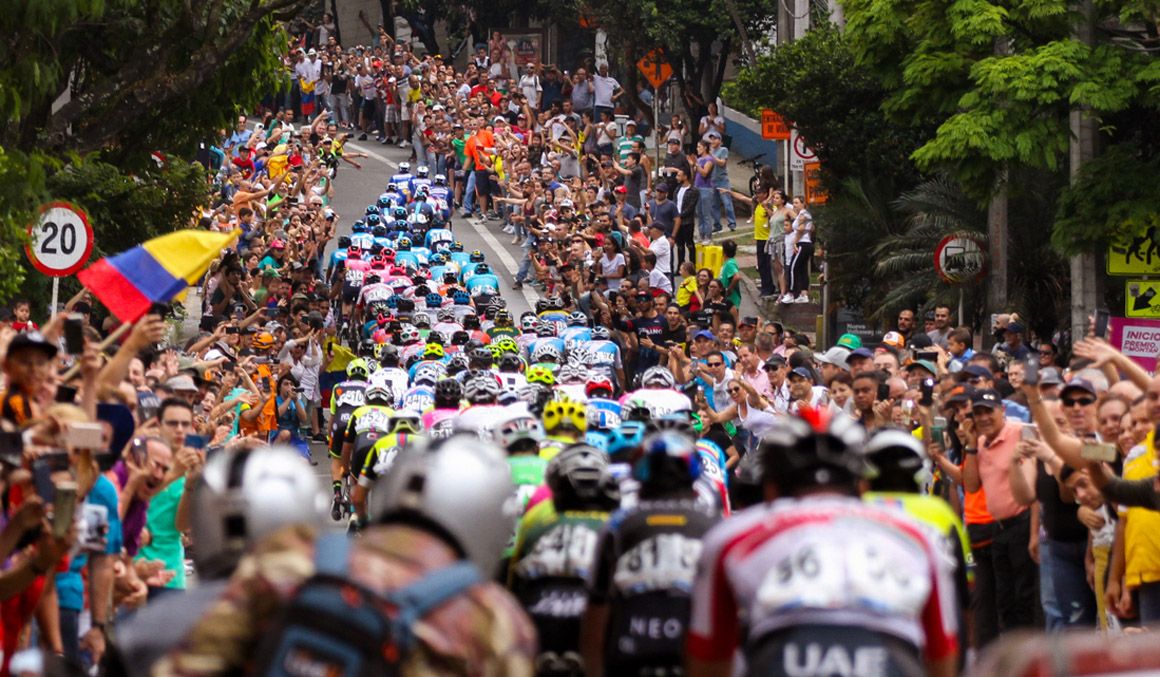 Imagen de la última etapa del Tour Colombia 2019. Foto: Bettini Photo. 