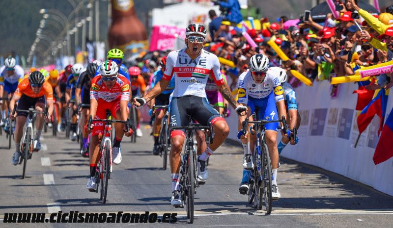 Tour Colombia: Molano se impone con autoridad en el primer duelo de sprinters