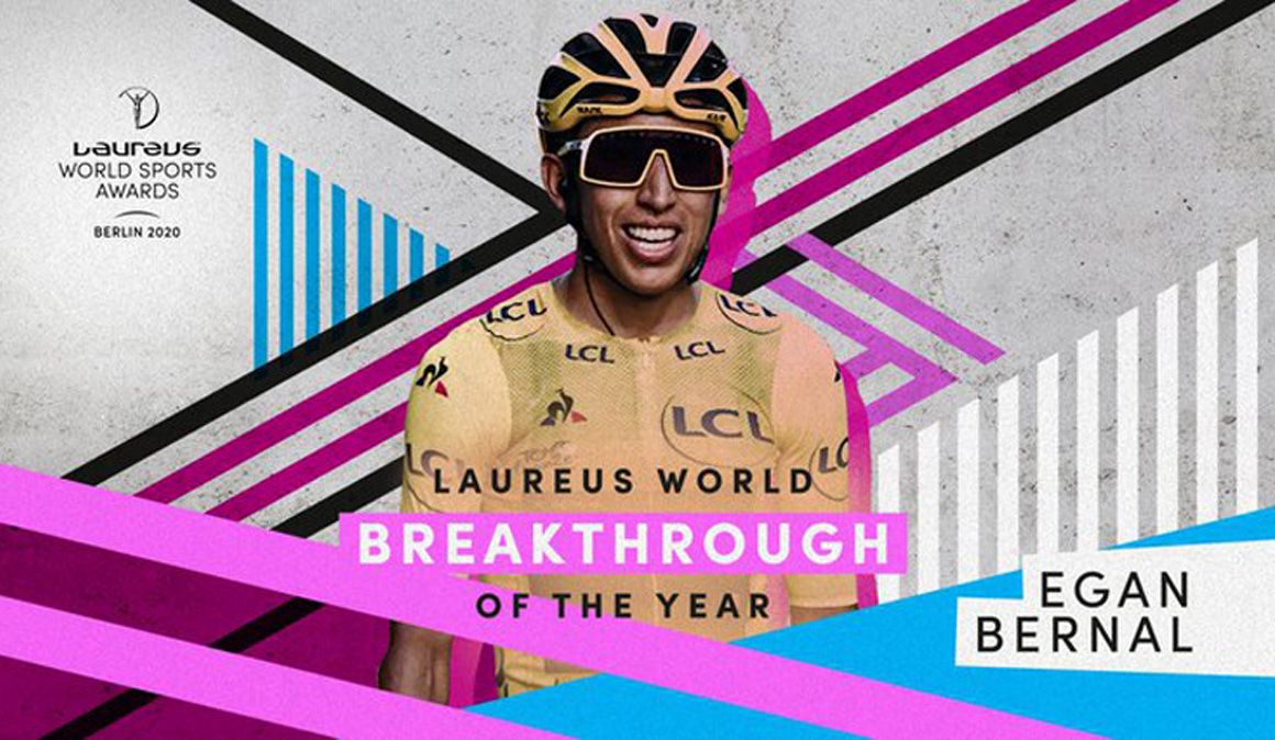 Egan Bernal, Premio Laureus al deportista revelación del año