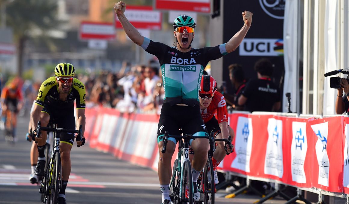 UAE Tour: Ackermann (Bora-Hansgrohe) golpea primero
