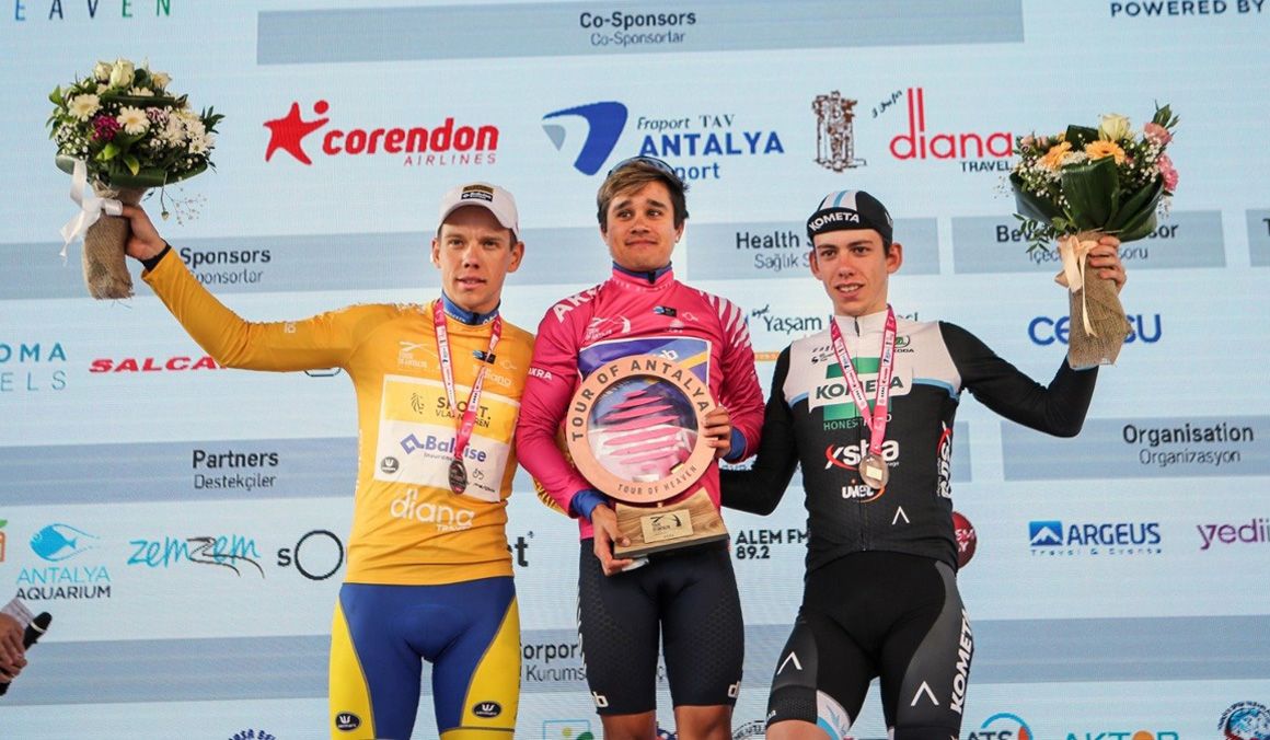 Alessandro Fancellu (Kometa Xstra) acaba tercero el Tour de Antalya