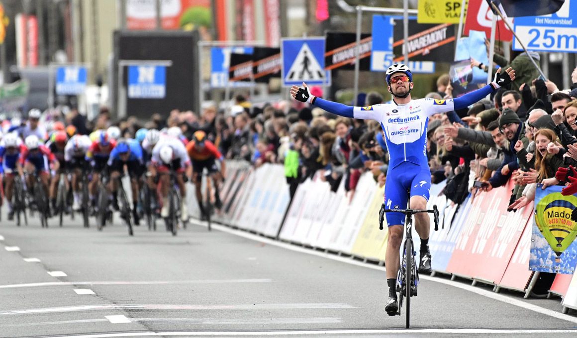 Agónico triunfo de Kasper Asgreen (Deceuninck-Quickstep) en la Kuurne-Brussels-Kuurne