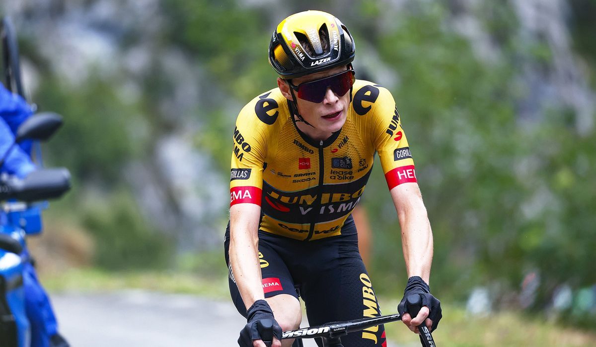 Vingegaard en una imagen de la pasada Vuelta a España