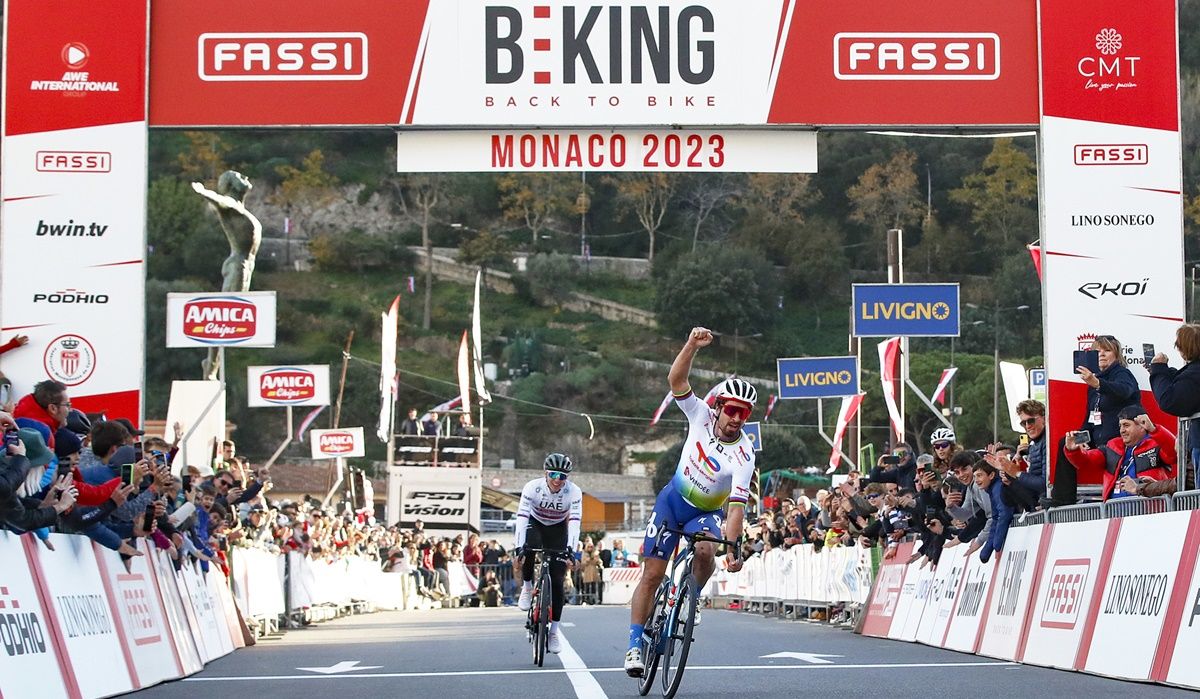 Bonita victoria de Peter Sagan (TotalEnergies)
