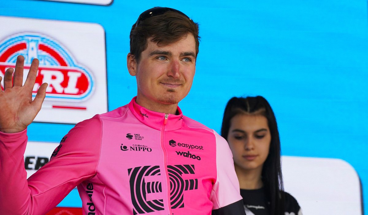 El ucraniano Mark Padun en una imagen de la pasada Semana Coppi e Bartali