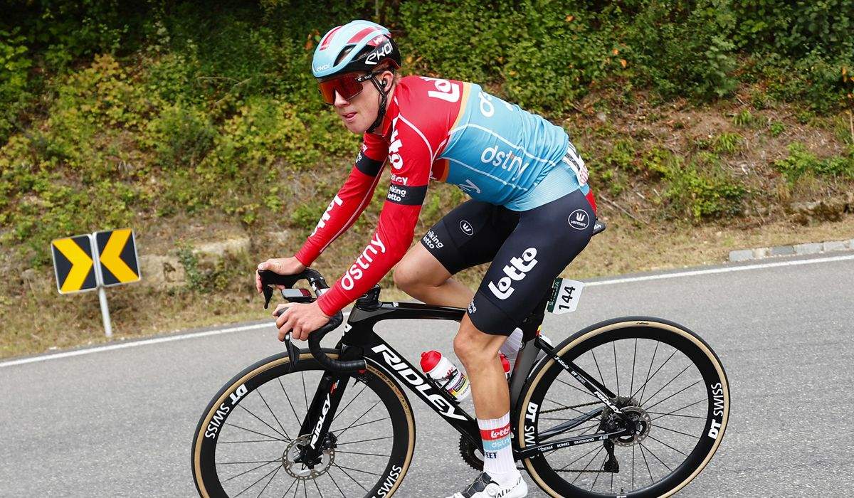 Maxim Van Gils en una imagen del pasado Tour de Luxemburgo