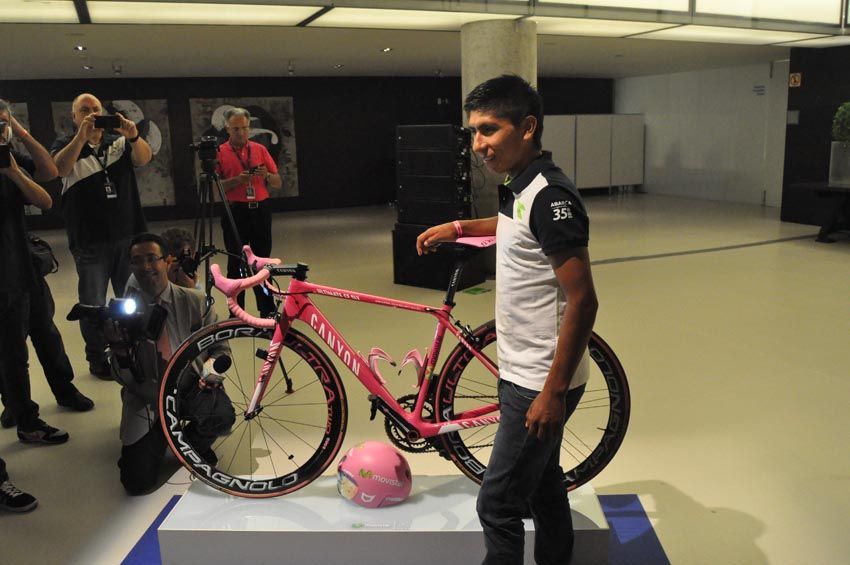 La bicicleta de Nairo Quintana - Giro de Italia 2014 - Canyon