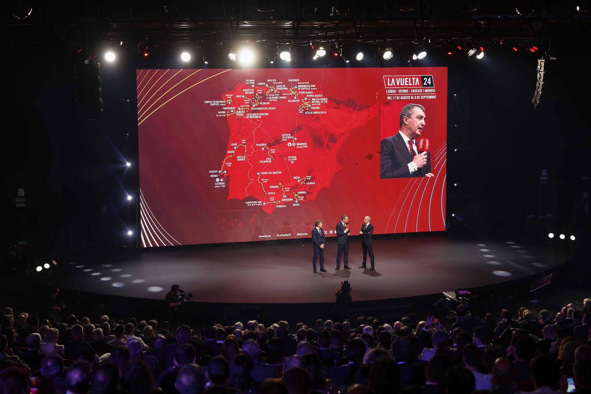 Éste es el recorrido oficial de la Vuelta a España 2024.