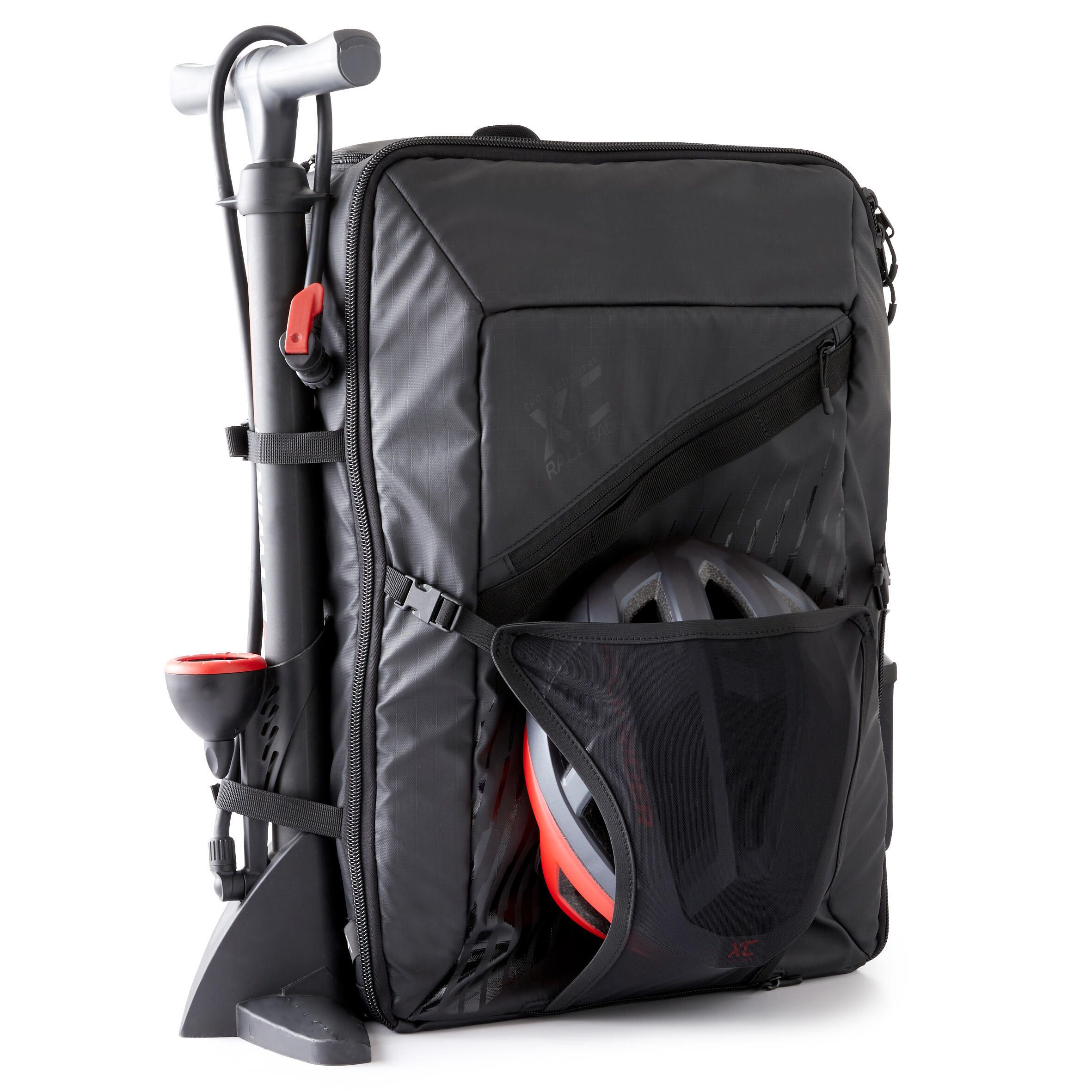 mochila de viaje ciclismo 38 l rockrider xc race negro mochila de viaje ciclismo 38 l rockrider xc race negro