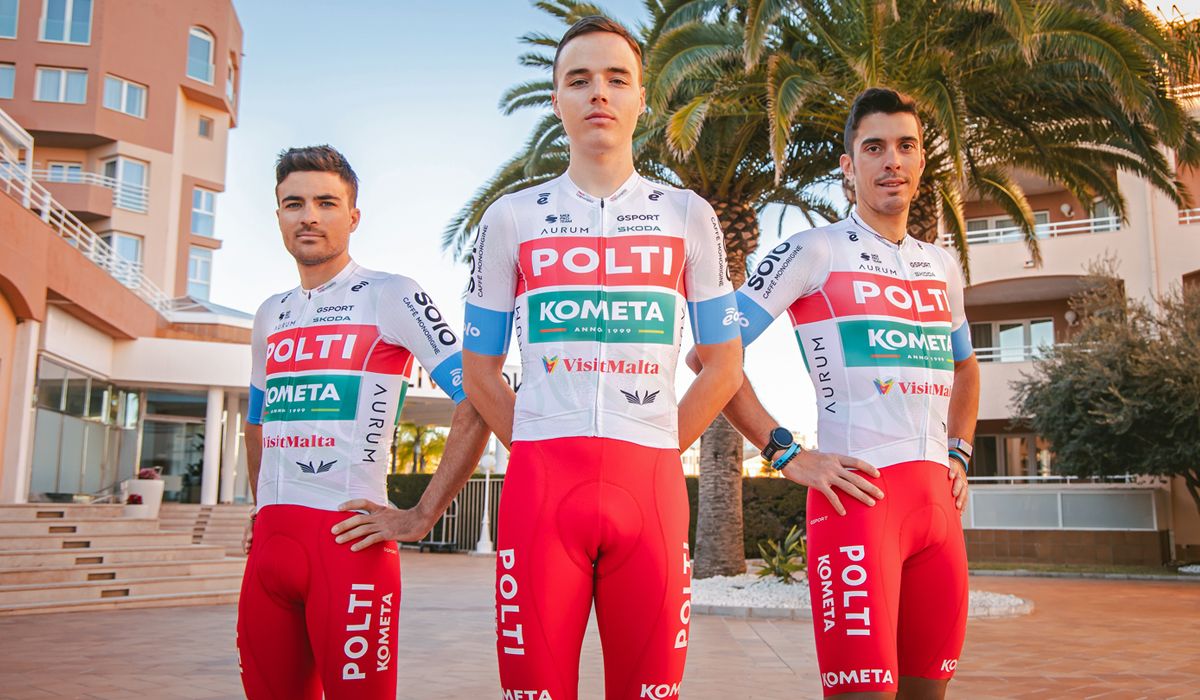 Así lucirán los ciclistas del Polti Kometa esta temporada