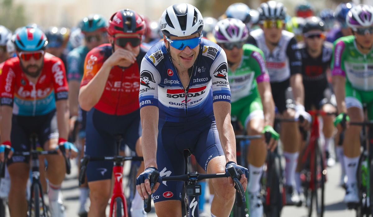 Pieter Serry en una imagen del pasado UAE Tour. Foto: Luca Bettini (Sprint Cycling Agency)