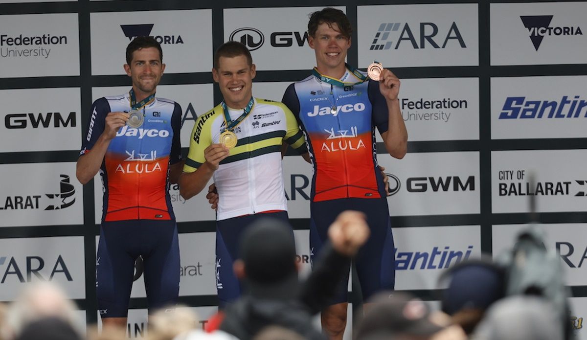 Jayco AlUla, sin rival en los Campeonatos de Australia