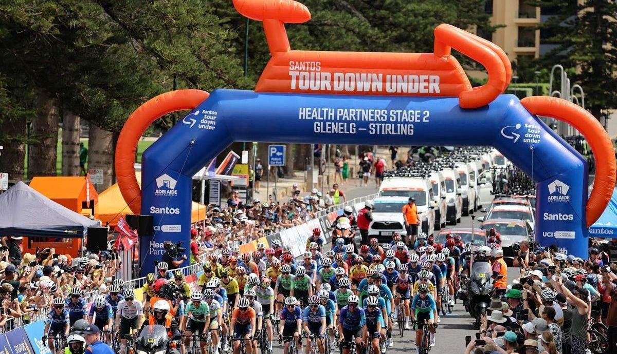 La afición australiana se agolpó para presenciar la segunda etapa del Down Under