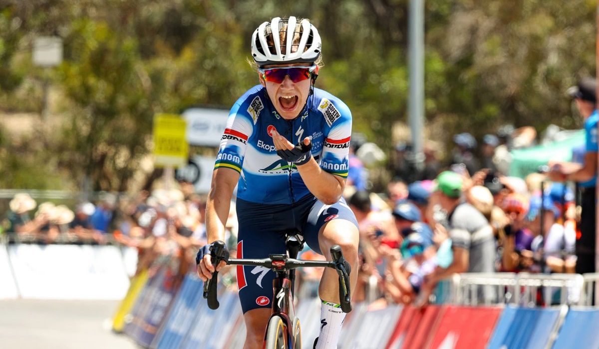Sarah Gigante (AG Insurance Soudal) se impuso en la última etapa del Tour Down Under