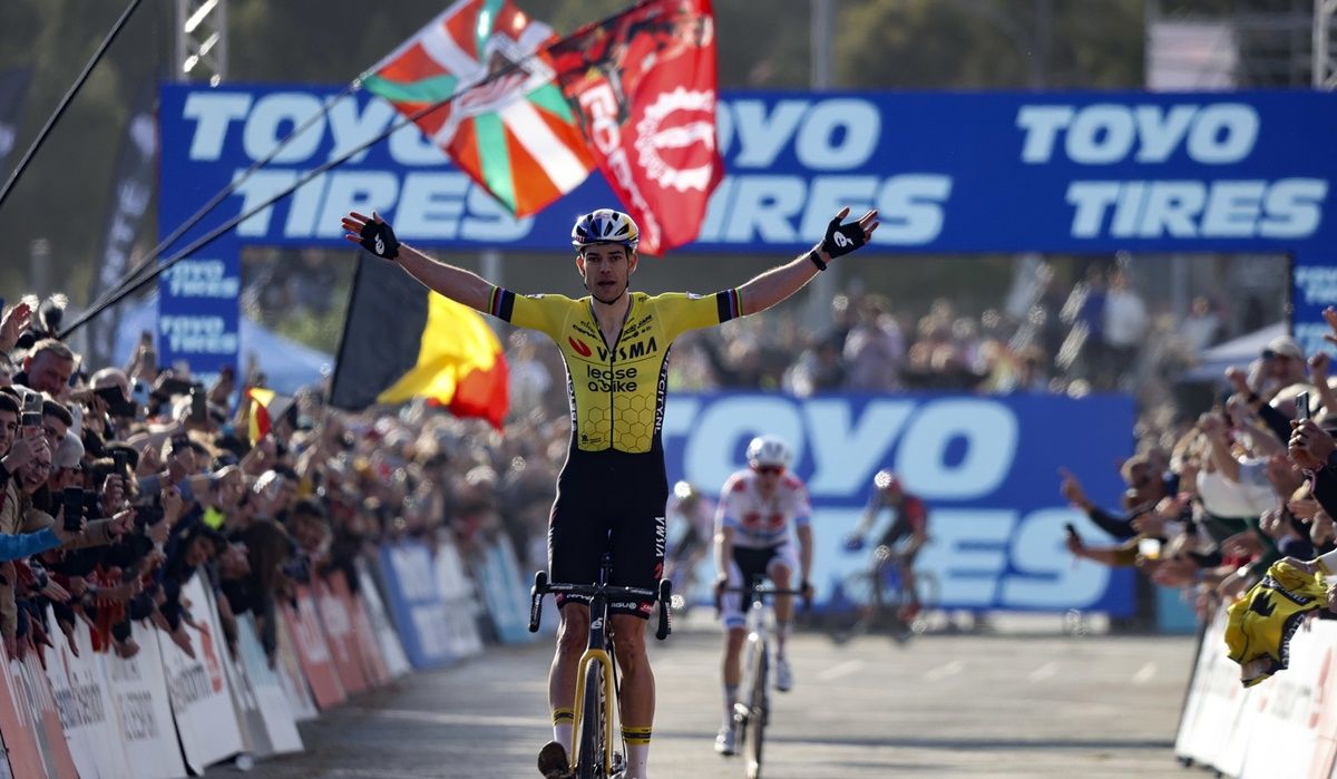 Wout Van Aert brilló en Benidorm