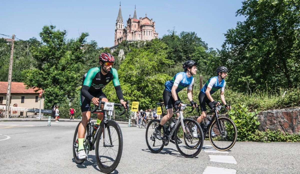 Una imagen de la pasada edición del Desafío Lagos de Covadonga by TotalEnergies