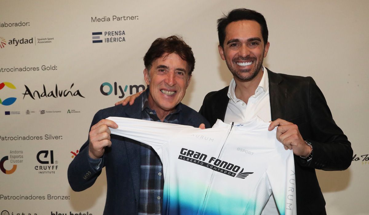 Perico Delgado y Alberto Contador presentan en FITUR la TotalEnergies Gran Fondo Alberto Contador 2024