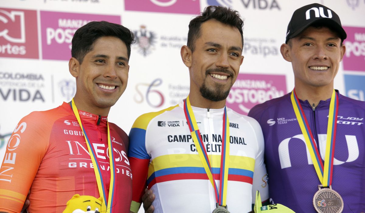 Cuarto título de campeón de Colombia contrarreloj para Daniel Felipe Martínez