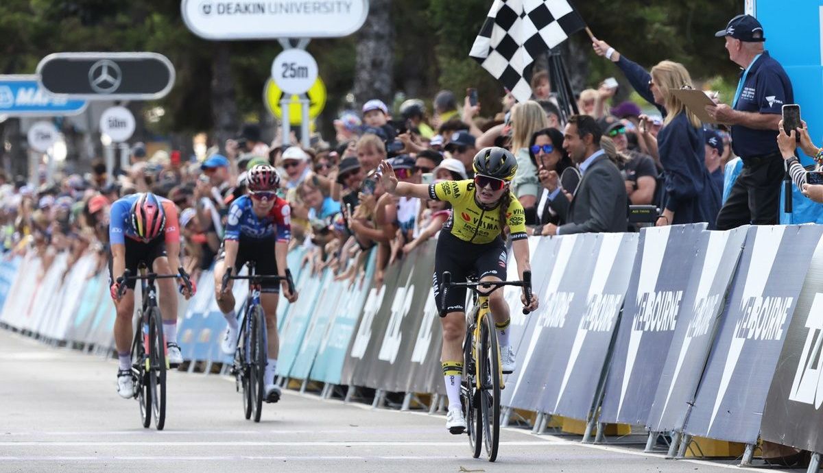 Rosita Reijnhout (Visma Lease a Bike) se llevó su primer triunfo profesional Rosita Reijnhout (Visma Lease a Bike) se llevó su primer triunfo profesional