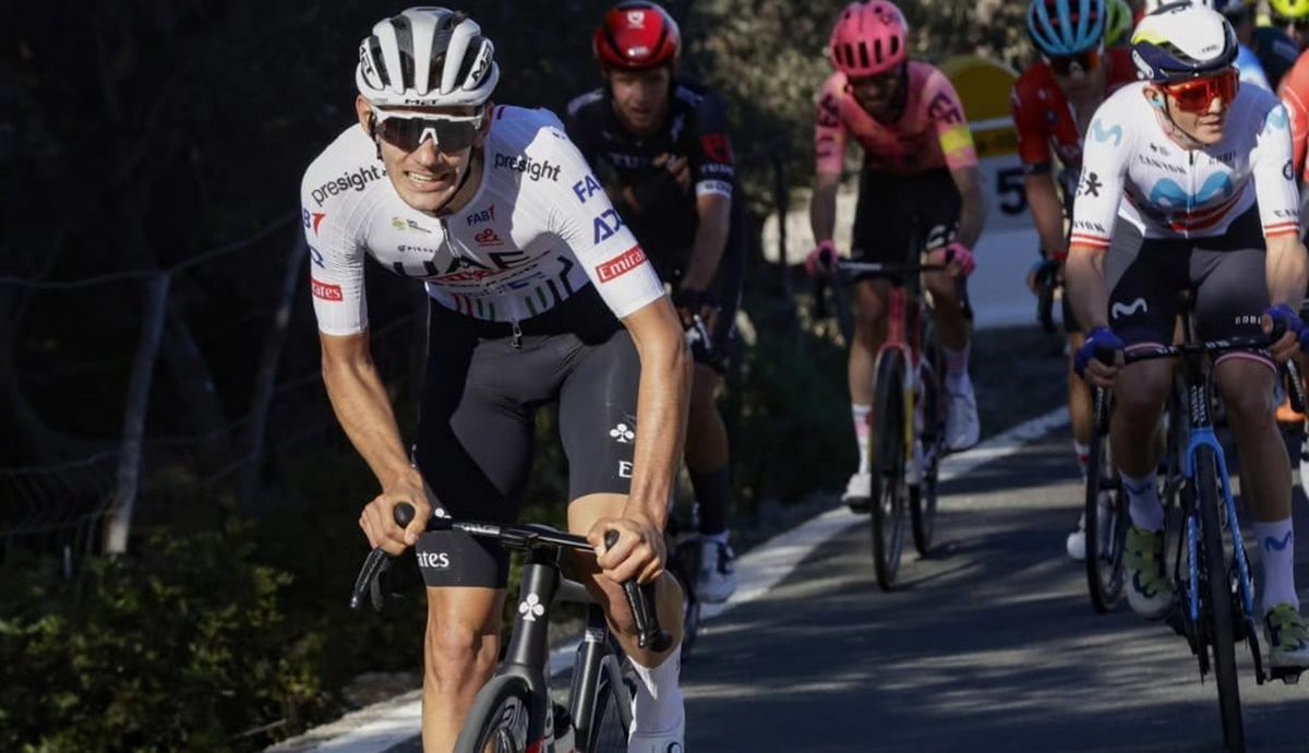 A Igor Arrieta (UAE Team Emirates) sólo una caída le pudo parar A Igor Arrieta (UAE Team Emirates) sólo una caída le pudo parar