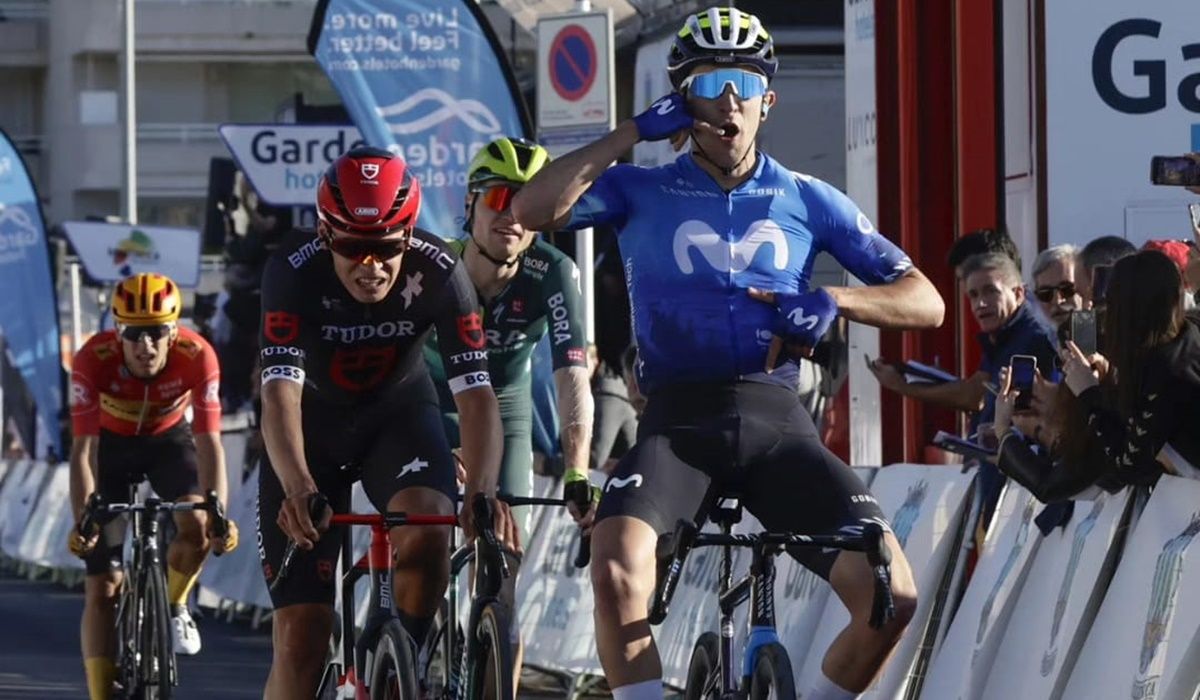 Pelayo Sánchez (Movistar Team) logró el trofeo de este sábado en Mallorca