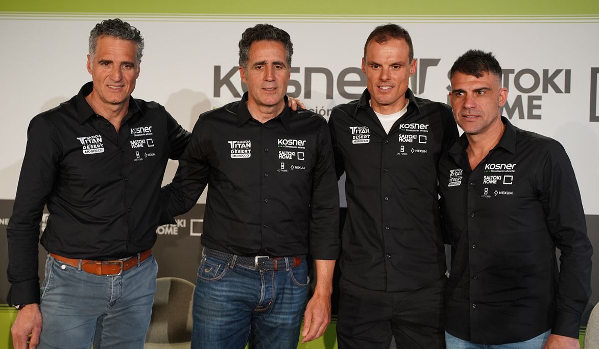 Presentación del equipo Kosner-Saltoki Home para la Titan Desert