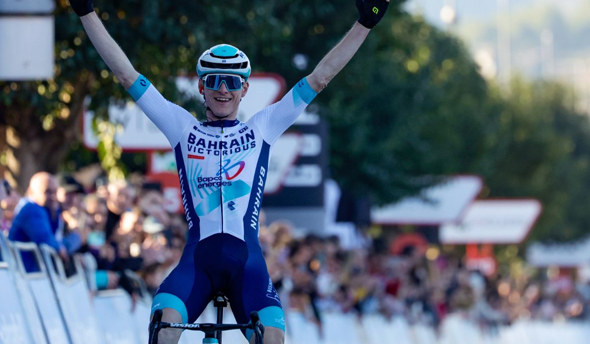 Matej Mohoric, ganador de la 2ª etapa de la Volta a la Comunitat Valenciana